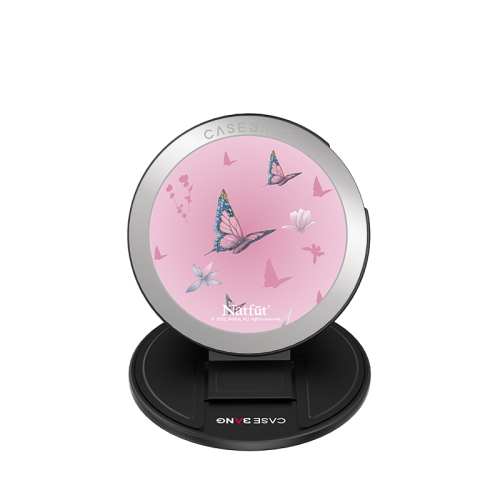 Pink Butterfly Magsafe Grip Stand