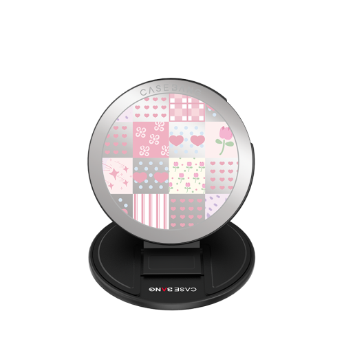 Heart Patchwork Magsafe Grip Stand