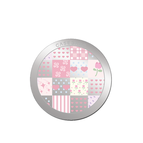 Heart Patchwork Magsafe Grip Stand