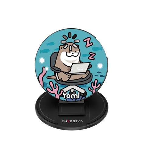Travel Memories Sleeping Otter Magsafe Grip Stand