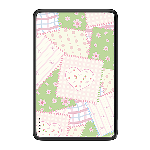 Heart Patchwork Magnetic Power Bank