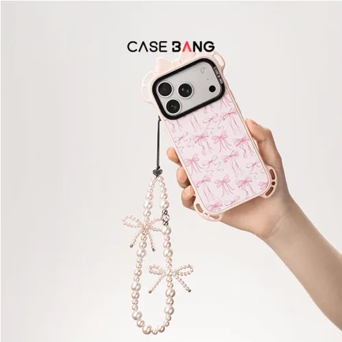 Pink Pearl Wrist Strap